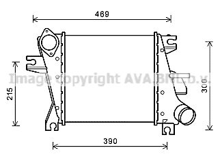 AVA QUALITY COOLING Kompressoriõhu radiaator DN4412